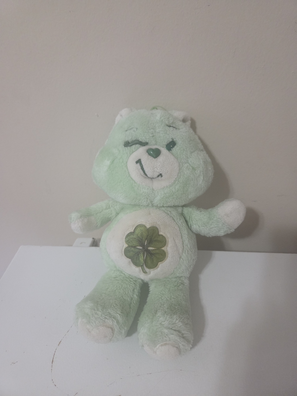 Vintage 1983 Kenner Care Bears "Good Luck Bear" Plush Toy 12on